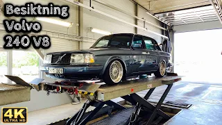 Besiktning Volvo 240 V8, En massa beröm, men hur gick det? Eng Subs