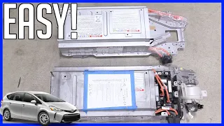 How to Replace Hybrid Battery Toyota Prius V 2012-2017 | Code P0A80 FIX IT!