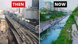 How a City Demolished a Freeway to Restore an Ancient River System into an Urban Green Space