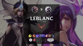 LeBlanc Mid vs Syndra - KR Grandmaster Patch 12.7