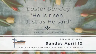 Easter Sunday: He Is Risen, Just As He Said - 12 April 2020