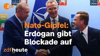 Nato: Erdogan stimmt Beitritt Schwedens zu | Morgenmagazin