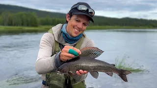 How I Fish Streams -  A Day of Fly Fishing the Vindel River