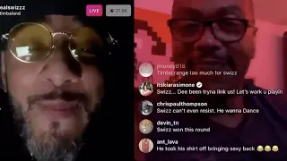 EPIC! Timbaland vs Swizz Beatz IG Live Beat Battle Coronavirus Lockdown Edits