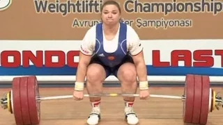 2012 European Weightlifting Championships, Women +75 kg  Тяжелая Атлетика. Чемпионат Европы