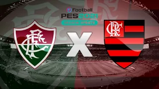 🔴PES 2021 - FLAMENGO X FLUMINENSE - NARRAÇÃO DE ANDRE HENNING