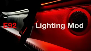Changing Ambient Lighting Color on E9x BMW
