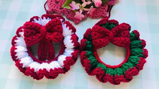 How to crochet the Christmas ornaments #veryeasyandsimple#