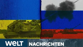 PUTINS KRIEG: Russische Offensive stockt – Ukraine fordert mehr "echte Waffen" | WELT Stream