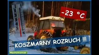 LOKOMOTYWA, czyli mroźne odpalanie, najgorszy 'cold start' ZETORa, trudny rozruch przy -23