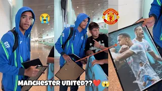 Mason Greenwood reaction to seeing Manchester United Fan Artwork!!😭❤️🥺