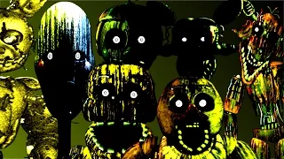 Five Nights at Freddy's 3 All Jumpscares & Hallucinations