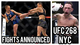 UFC 268 Fights Announced: Rose Namajunas vs Zhang Weili 2 and more