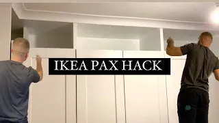 Ikea Pax Wardrobes - DIY Built In | LOOKS AMAZING! | Pt 2