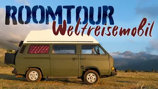 ROOMTOUR Weltreisemobil VW Bus T3 - 2WD Syncro 130 PS AFN