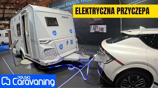 Nowa #przyczepakempingowa  Knaus Yaseo e-power to pojazd całkowicie elektryczny.