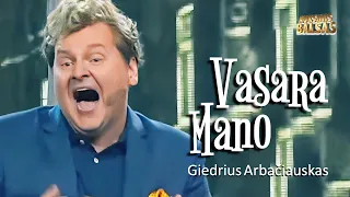 Giedrius Arbačiauskas - Vasara Mano (Lyric Video). Auksinis Balsas