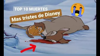 Top 10 MUERTES MAS TRISTES DE DISNEY