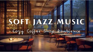 Soft Jazz Music for Relaxing, Studying ☕ Cozy Coffee Shop Ambience & Calm Jazz Background
