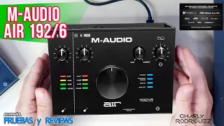 M-AUDIO AIR 192/6 Tarjeta de sonido para Home studio (Pruebas Y Reviews) en Español