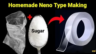 Making Nano Tape With Sugar 😱😱 Homemade Nano Tape| How to make nano tape at home #viral #trending