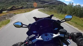 BMW K 1600 GT 2022. Driving Suleskarvegen in Norway. Very scenic route.