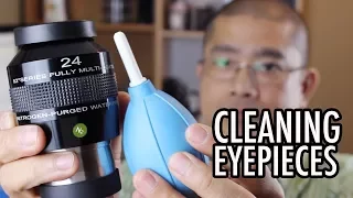 How to clean telescope eyepieces