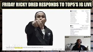 Friday Ricky Dred Responds To Top5 IG Live Dissing Him | We Love Hip Hop Twitch Stream