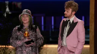 Billie Eilish Wins Record Of The Year | 2021 GRAMMY Awards Show Acceptance Speech