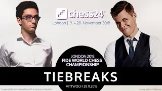 Analyse der Tiebreaks – Schach-WM 2018 – Carlsen - Caruana