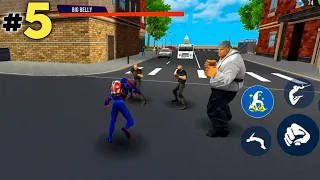 SPIDER FIGHTING HERO GAME BIG BELLY BOSS FIGHT GAMEPLAY #5