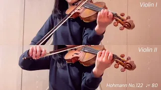 호만 No.122 Hohmann Practical Violin Schule No.124