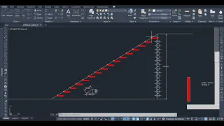 Stair tread layout in AutoCad