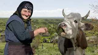 HARD LIFE IN CAUCASIAN VILLAGE | Grandma Cooking Rural Dish | Far From Civilization