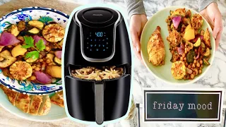 EASY AIR FRYER WEIGHT LOSS RECIPE FOR BEGINNERS | Air Fryer Chicken Breast And Veggies Recipe