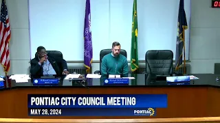 Pontiac City Council 5-28-24
