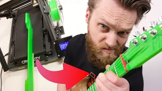 A 3D printed single piece guitar neck?! ft. CR-30 belt printer