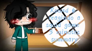 •||•Squid Game Reage Ao: Squid Game 3 Minutes Summary•||•GC•||•