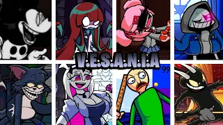 VESANIA but Different Characters Sings It / FNF VESANIA but Everyone Sings It