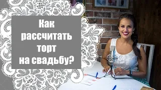 Как рассчитать торт на свадьбу?