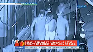 UB: Lalaki, dinukot at isinakay sa kotse; pamilya ng biktima, tinutukan ng baril