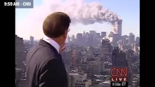 September 11, 2001. Live TV Coverage Montage