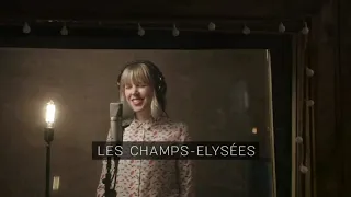 Les Champs-Elysées - pomplamoose French-English lyrics