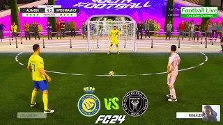 FC 24 | Al Nassr vs Inter Miami | Penalty Shootout | Messi vs Ronaldo - Gameplay PC