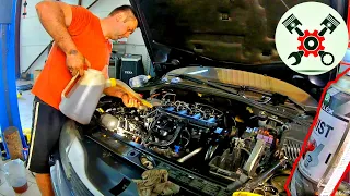 Сборка двигателя Renault Laguna часть #2 "Капитальный ремонт"
