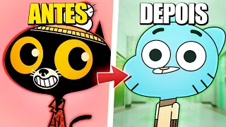 O GUMBALL ERA PRETO? | PILOTO vs ORIGINAL (MUDOU DEMAIS!)