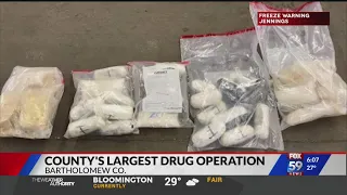 Largest drug bust in Bartholomew County