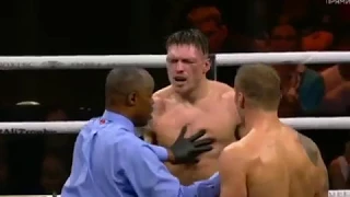 Александр Усик - Майрис Бриедис. Полуфинал WBSS. Окончание боя