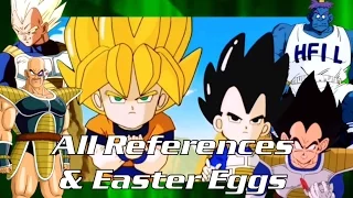 DBZ Kai - TeamFourStar Scene (All References & Easter Eggs)