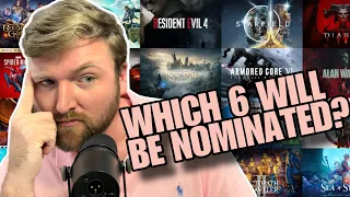 Predicting The 6 GOTY Nominees | 2023 Game Of The Year Predictions | Unnecessary Rambling